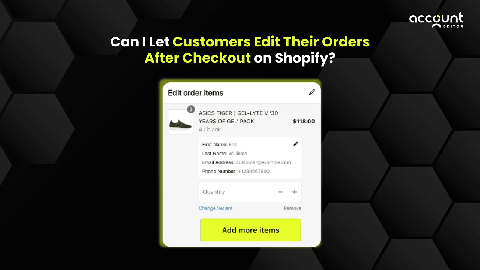 Can I Let Customers Edit Their Orders After Checkout on Shopify?