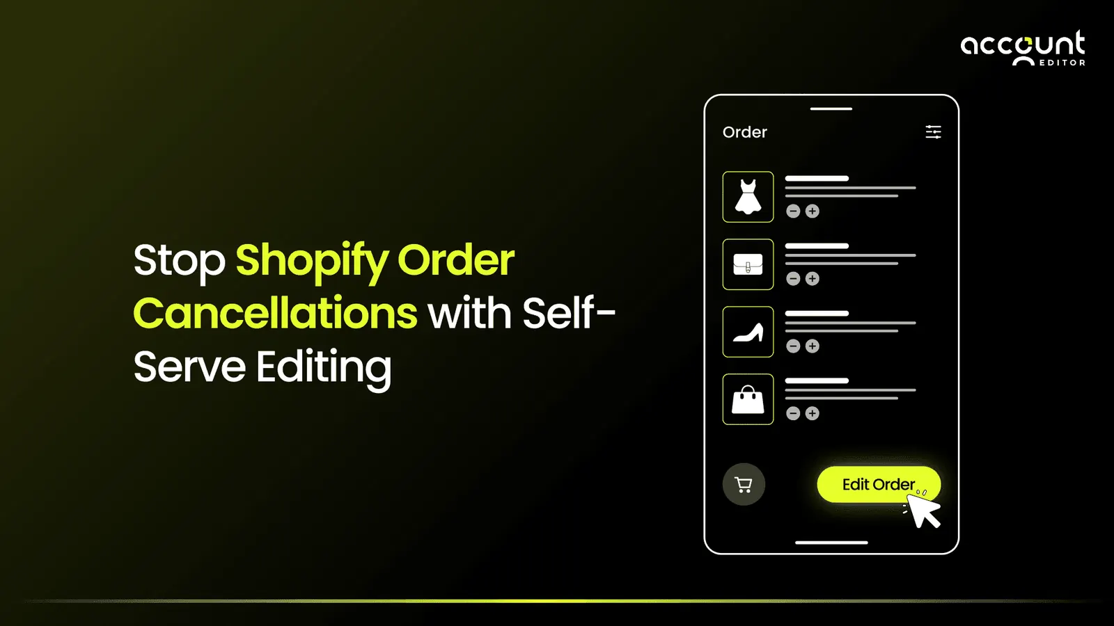 Stop Shopify Order Cancellations with Self-Serve Editing