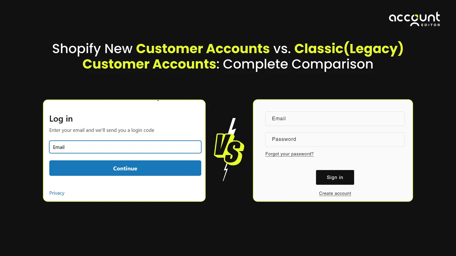 Shopify New Customer Accounts vs. Classic(Legacy) Customer Accounts: Complete Comparison