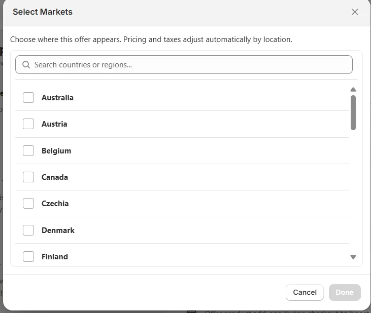 Choose Market